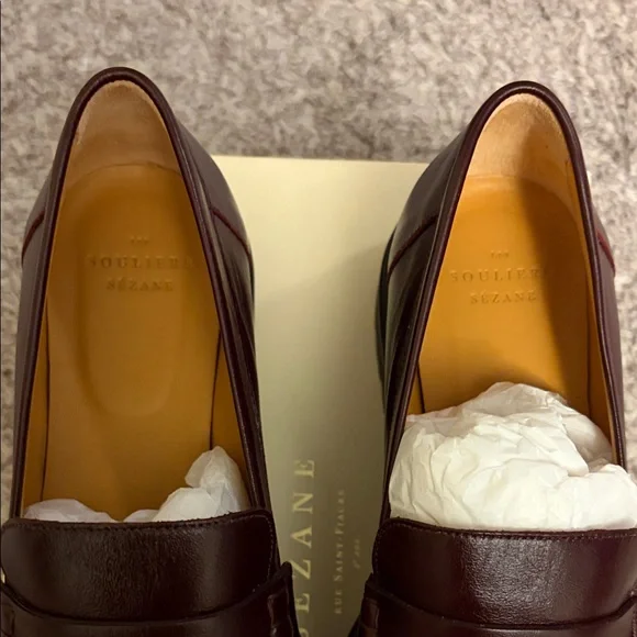 Sezane Albane Leather Loafers size 38 - Picture 10 of 10